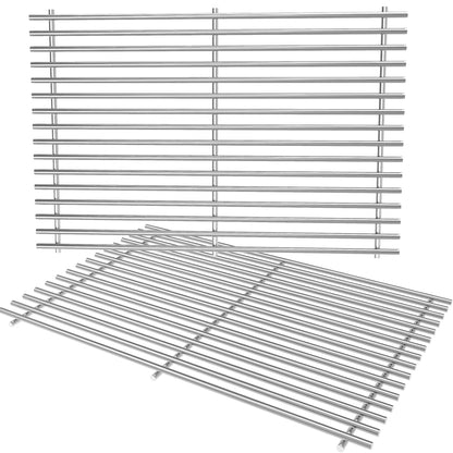 7528, Ersatz-Grillroste für Weber Genesis 300 Serie Gasgrills (E-310/E-320/S-310/S-320), 49,5 cm x 33 cm pro Rost, Edelstahl