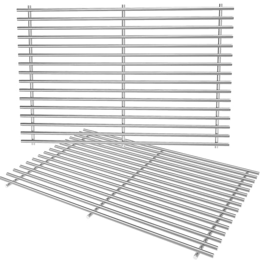 7528, Ersatz-Grillroste für Weber Genesis 300 Serie Gasgrills (E-310/E-320/S-310/S-320), 49,5 cm x 33 cm pro Rost, Edelstahl