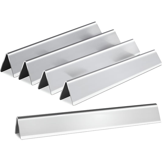 7620 / 7621 Flavorizer Bars (Brennerschutzbleche) für Weber Genesis 300 Series Gasgrills - E-310/E-320/E-330 (Frontmontierte Brennersteuerung), Edelstahl